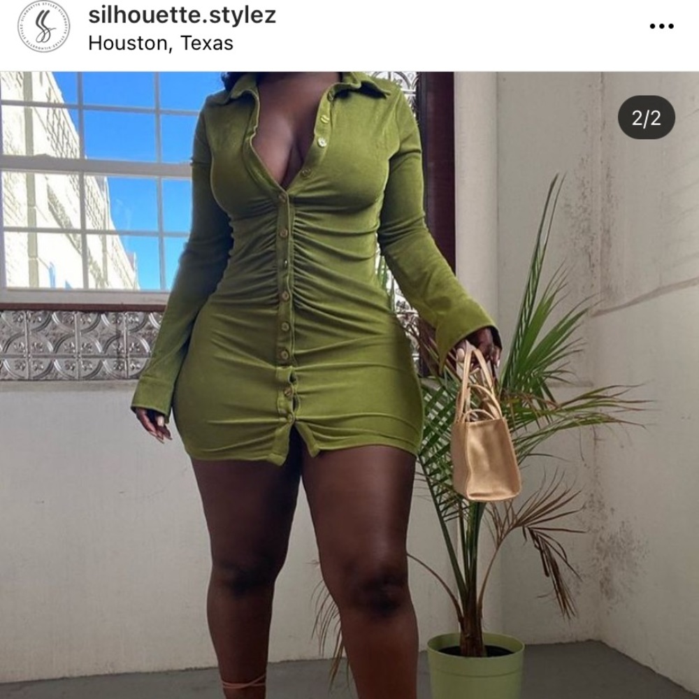 Green Dress Size S